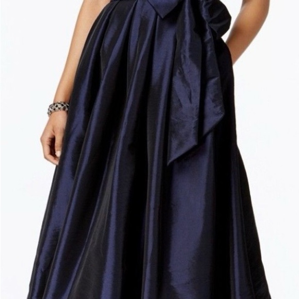 Jessica Howard Midnight Blue Dress with Belt and Pockets